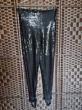 Jean Paul Gaultier Black Sequin Skirt